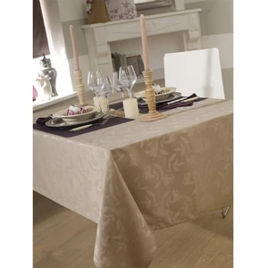 CALITEX Nappe DAMASSEE Ombra Taupe Ovale 180x240