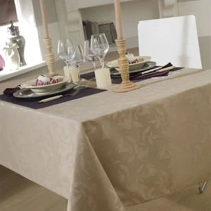 CALITEX Nappe DAMASSEE Ombra Taupe 150X250 pas cher