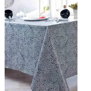 Nydel Bulle - Nappe en Coton imperméable Carré : 160 x 160 cm