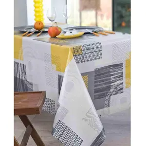 Comparateur de prix : Nydel Magic Ethnic - Nappe en Coton déperlante Rectangle : 160 x 300 cm