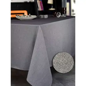 Calitex BROME Nappe rectangulaire Polyester Gris 150x250 pas cher