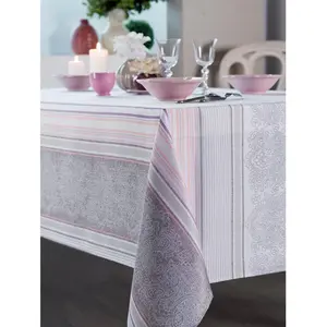 Calitex Nappe Textile RAYURE CACHEMIRE Rectangle Naturel pas cher
