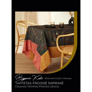 Nydel Nappe BYZANCE Kaki Jh taffeta froisse Imprimé