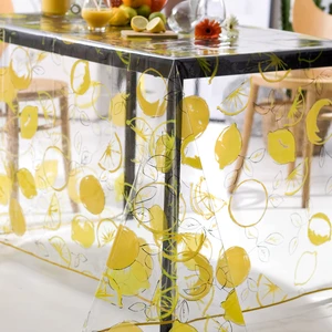 Calitex Nappe Rectangle Agrume Translucide Jaune pas cher
