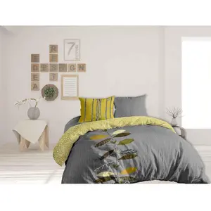 CALITEX Housse de couette 220x240 cm + 2x taies d'oreiller 63x63 cm coton gabela PD10644 pas cher
