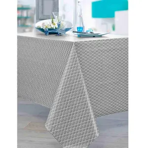 Comparateur de prix : Nydel Nappe Gatsby Enduction Acrylique, Gris, 160 x 250 cm