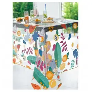 Calitex Nappe rectangle FRUITELLA TRANSLUCIDE Multicolore pas cher