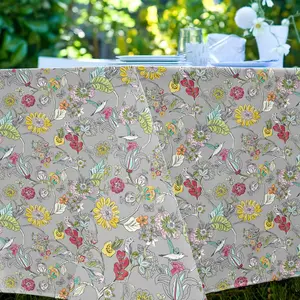 Calitex Nappe rectangle PARADISIAQUE  TOILE CIREE Multicolore