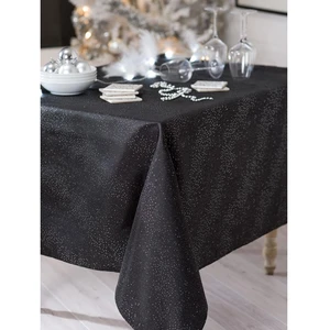 Calitex Electra Nappe Polyester Noir, 140 x 300 cm pas cher