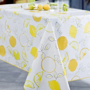 Calitex Nappe rectangle TOILE CIREE Jaune