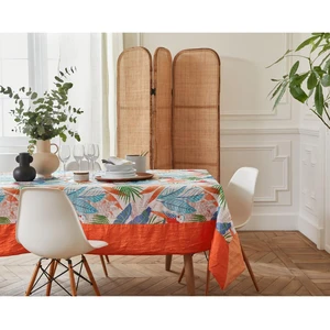 Nydel Nappe PERICO Orange Jh taffeta froisse Imprimé