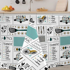 CALITEX Toile Cirée Enjoy Cooking Finition Biais Ronde 140 cm