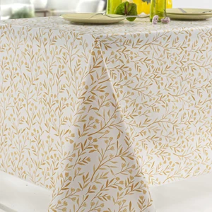 CALITEX Toile Cirée Avoine Finition Biais 140x200 cm pas cher