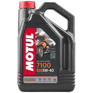 Comparateur de prix : Bidon de 4L d'huile Motul 7100 5W40 MA2 100% synthèse pour moteur 4 temps moto