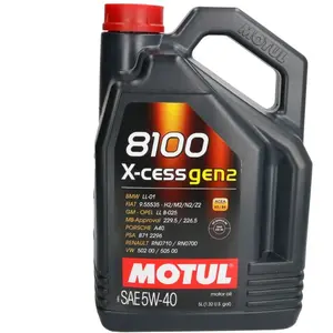 Huile moteur MOTUL 8100 X-Cess GEN2 5W40 5L pas cher