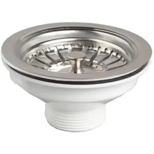 WIRQUIN Bonde a panier - Évier a 1 bac 90 mm - Sans trop-pleinVendu paramazon