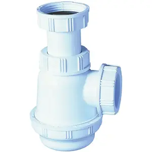 Comparateur de prix : Wirquin 30723130 Siphon de lavabo Ø32 réglable avec culot court, blanc
