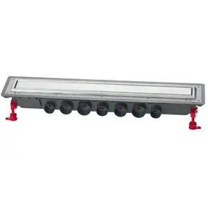 Comparateur de prix : WIRQUIN Caniveau douche Venisio + grille inox réversible à 50 - 700mm