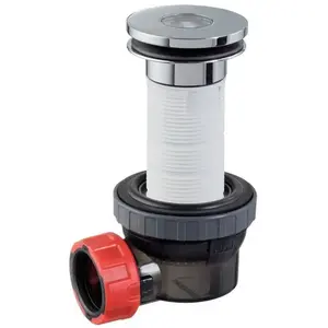 WIRQUIN Bonde recoupable et siphon de lavabo ultra compact NANO 6.7