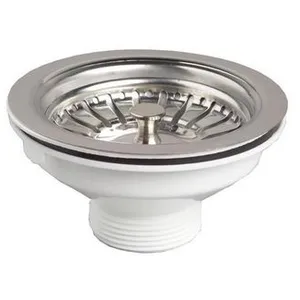 Comparateur de prix : 5815 Bonde à panier en inox sans trop plein (diamètre 90 mm) - Pour évier