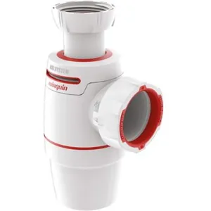 Comparateur de prix : Wirquin - Siphon d'évier Néo Air Ø40 mm zéro fuite 30722156, blanc