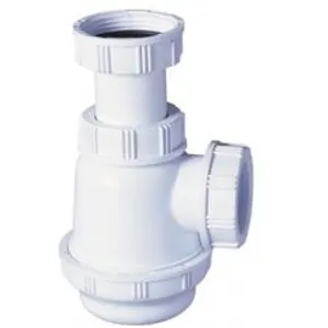 Comparateur de prix : Wirquin 30723130 Siphon de lavabo et lave-mains à culot court, blanc