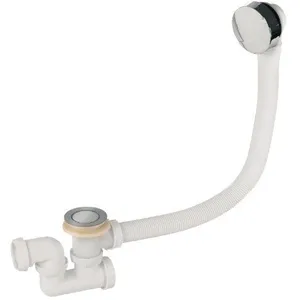 Comparateur de prix : Vidage de baignoire - WIRQUIN - Câble 700 mm - Siphon cobra en ABS