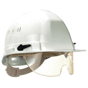 Comparateur de prix : Casque chantier visioceanic en397 jaune rb lunette incorporee