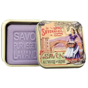La Savonnerie de Nyons - Savon 100g Lavande et Boîte Métal Pont unisex pas cher