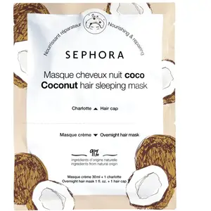 SEPHORA COLLECTION Masques Cheveux Nuit - Masque Creme + Charlotte Che... pas cher