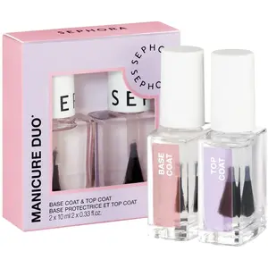 SEPHORA COLLECTION Kit Duo de Manucure - Top coat et Base protectrice  pas cher
