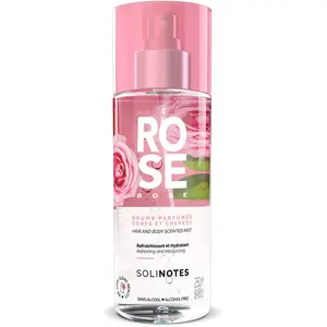 Solinotes - Rose Brume Parfumée 250ml Brume Parfumée Vaporisateur 250ml