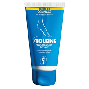 Comparateur de prix : Akileine AKILEÏNE Bleu - Crème de gommage pieds très secs tube 75ml
