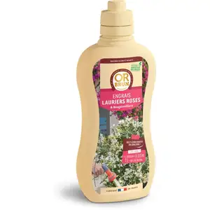 OR BRUN Engrais Lauriers & Bougainvilliers - 1L - Améliore& Favorise La Floraison - Fabriqué En France - Utilisable En Agriculture Biologique OBRECLLAURIER1 pas cher