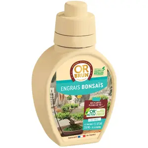 Comparateur de prix : Or Brun - Engrais bonsaï - 250mL