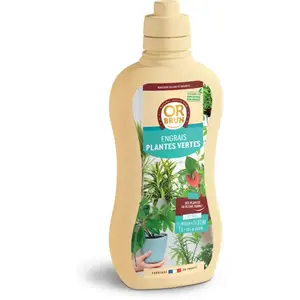 Or Brun - Engrais Plantes Vertes - 1L - Favorise La Croissance - Fabri... pas cher