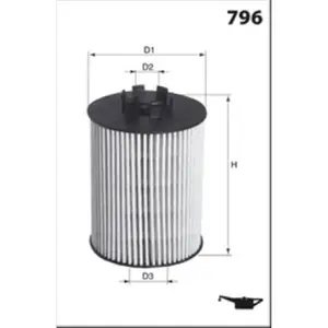 Mecafilter Elh4555 Filtre À Huile pas cher