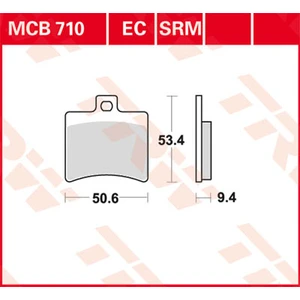 Comparateur de prix : Kit de plaquettes de frein, frein à disque Organic Allround MCB710 TRW MCB710