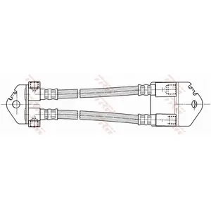 Comparateur de prix : TRW Flexible de frein pour FORD: Transit/Tourneo (Ref: PHA500)