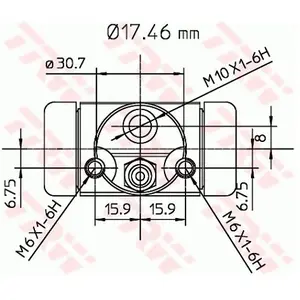 Comparateur de prix : TRW Cylindre de roue pour MERCEDES-BENZ: Classe A (Ref: BWA130)