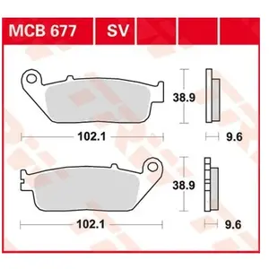 Comparateur de prix : Trw Plaquettes De Frein Mcb677