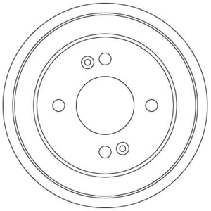 TRW Tambour de frein pour KIA: Picanto (Ref: DB4548)