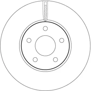 TRW Disques de frein pour FORD: Focus & G.M.E.: Rascal (Ref: DF6975) pas cher