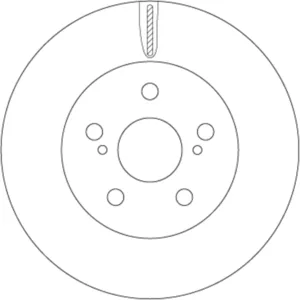 Disque de frein TRW DF6734 pas cher