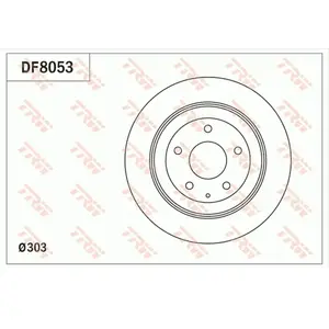 TRW Disques de frein pour MAZDA: CX-5, MX-30, CX-30 (Ref: DF8053) pas cher