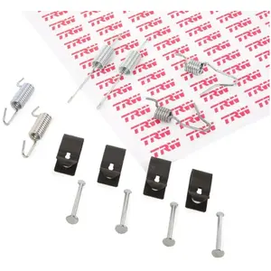 Comparateur de prix : TRW SFK422 Kit d'accessoires, mâchoires de frein de stationnement