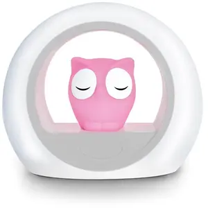 Zazu Veilleuse Lou le Hibou Anti-Pleurs - Rose