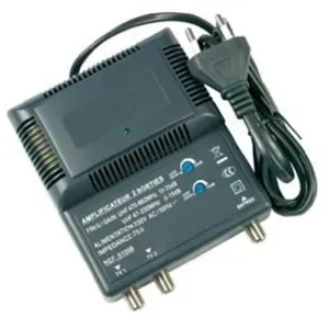 Amplificateur intérieur - OPTEX - 051008 - Blanc - Gain 10 à 25 dB - Compatible TNT pas cher