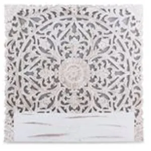MENZZO Tête de lit Serena 140cm Bois Blanc pas cher