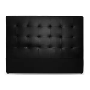 Comparateur de prix : Menzzo HB160 Contemporain Luxor Tête de Lit Bois Noir 8 x 170 x 122 cm